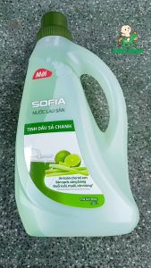 Nước Lau Sàn Tinh Dầu Sả Chanh 1.25l Làm sạch bóng sàn nhà đuổi ruồi muỗi côn trùng an toàn cho da bé