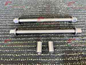 แกนล้อหน้า+หลัง KR ช่วงหน้าลีโอ/ช่วงหน้าโซนิค เลส หัวงานกลึงมือ