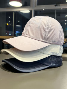 น้ำหนักเบา แห้งเร็ว ตาข่าย ระบายอากาศได้ดี หมวกป้องกันแสงแดดสีชมพูหมวกเบสบอลท่องเที่ยวกลางแจ้งสําหรับผู้ชายและผู้หญิง ฤดูร้อน ลำลอง หมวก