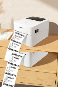 deli | Bluetooth Label Printer for Shipping Labels Barcode QR Code Printing