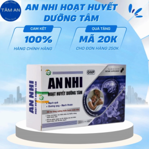 An Nhi Hoạt Huyết Dưỡng Tâm Hộp 30 Viên - Hỗ trợ hoạt huyết tăng cường tuần hoàn máu não ngủ ngon