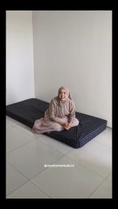 Sprei Resleting / Sarung Kasur Busa Resleting Motif karakter cewek / cowok uk no 1234