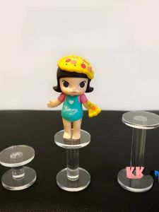 Acrylic Display Stand Base Clear Support Stairs round Platform Elevate Toy Showcase Base Transparent Model Making Tools