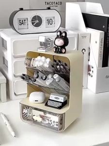 Large Capacity Cosmetic Desktop Storage Box Makeup Drawer Container