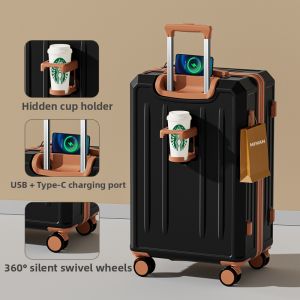 MEIFANER | Durable Secure Mens Suitcase 24 Inches