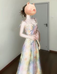 CHANGTONG | French Style Floral Strappy Summer Vacation Dress