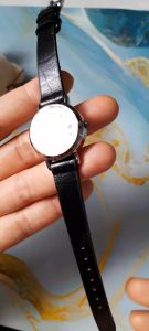 Đồng hồ nữ falcon-Q&Q- có lịch size:26mm dây da second hand si nhât đã qua sử dụng