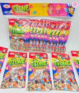 20pcs STONE CHOCOLATE CANDY BB/loot bag fillers /paninda /giveaways/party favors.