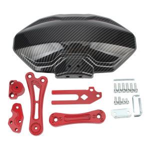 Có Thể Điều Chỉnh Bánh Sau Chắn Bùn Cho Xe Máy Giả Sợi Carbon Chắn Bùn Mở Rộng Superbike Motocross Phụ Kiện Đa Năng