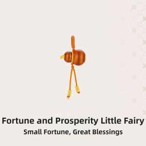 Gold Good Luck Gourd-shaped Beads for DIY