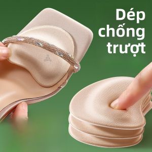 XIANZHAO | Dép Nữ Gót Cao Chống Blisters Đệm Mở Rộng Kích Cỡ Tự Dính Không Mệt