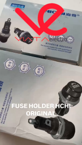 100 BUAH FUSE HOLDER HCHI KECIL (2X30mm) BESAR (6x30mm) ASLI HICHI DUDUKAN SEKRING KACA FUSE HOLDER HICHI ups