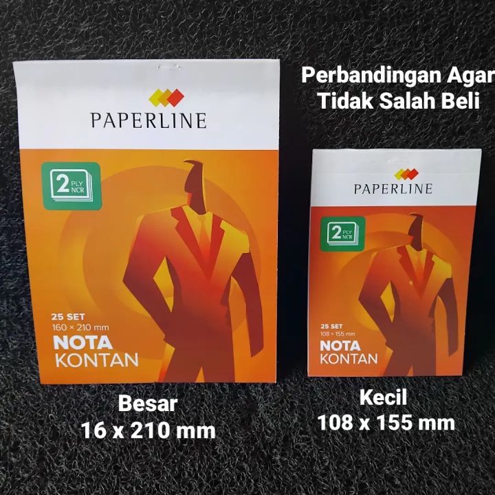 Print 2 Rangkap Nota Kontan 2 Rangkap Paperline { 2 Pilihan Besar & Kecil } | Lazada ...