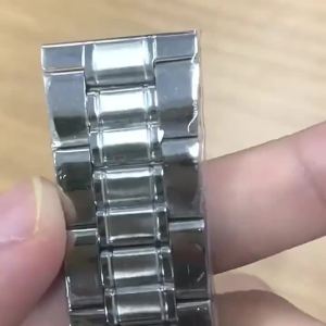 Dây Đeo Đồng Hồ Bằng Thép Không Gỉ Màu Bạc Thanh Lịch Có Khóa Gập 20mm 22mm Dây Đeo Đồng Hồ Bằng Kim Loại Tương Thích Với Kích Thước Cổ Tay Người Lớn 12mm-18mm