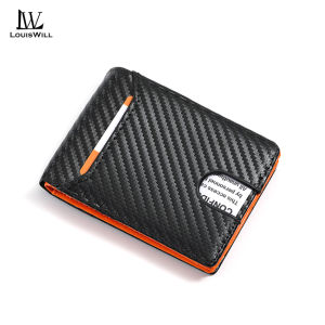 LouisWill Mens Short Wallet Soft PU Short Wallet Multi-Functional Wallet Large Capacity Purse Multi-Card Position ID Credit Cards Holders Coin Pouch PU Leather Bag Business Wallets