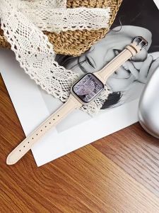 Slim Leather  Fashion Strap For iWatch Series 10 42mm/46mm Bracelet Ultra 2 49mm 45/44/42/40mm/38mm