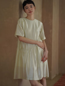 hacikis | Shimmering Lightweight Silky-blend Loose-fit Dress