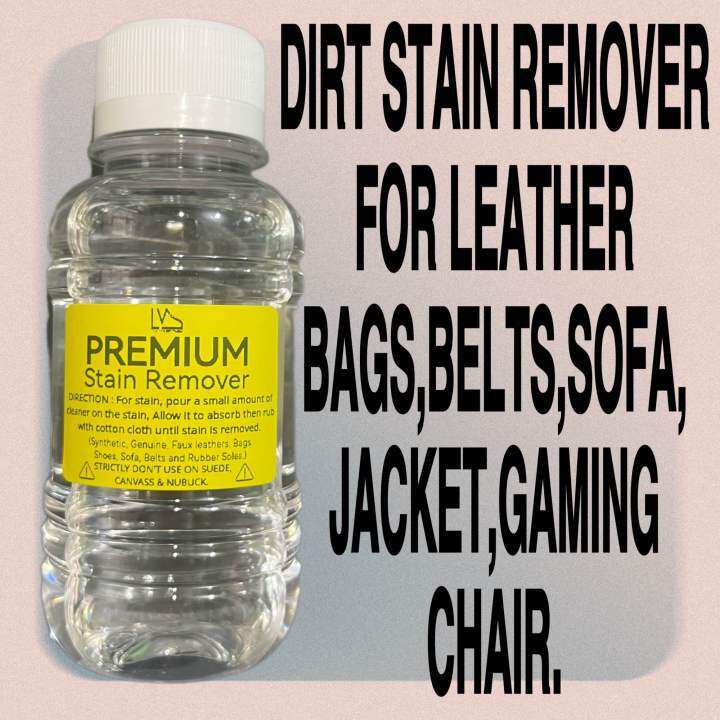 Leather cleaner dirt & stain removal for shoes bags and other leather ...