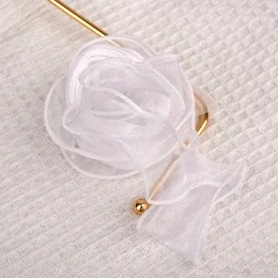 2.2m or 10m/Roll Chiffon Silk Ribbon Organza Satin for DIY Craft Gift Wrapping Decoration Wedding Bouquets Wreath Sewing Supplie