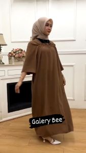 Dress wanita / dress paula/dress laila / dress wanita muslim / dress fuji dada kerut / DRESS KRINGKLE