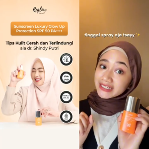 Reglow Sunscreen Luxury Glow Up Protection - 30ml | SPF 50 PA+++ | dr Shindy Skincare Original