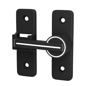 【New Arrival】 Luminous Sliding Barn Door Latch 90 Degree Right Angle Barn Lock Safety Door Bolt Latch Lock for Bathroom Garage Window