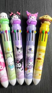 PULPEN 10 WARNA SANRIO | PULPEN LUCU | PEN WARNA WARNI | PERALATAN TULIS | ALAT TULIS KANTOR | ALAT TULIS SEKOLAH | KUROMI | MELODY | CINAMORROL | POMPOMPURIN | UNICORN | MSS