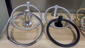 [SG Seller]304 Stainless Steel Towel Ring Holder for Kitchen and Bathroom Wall Hanging Towel Hanger