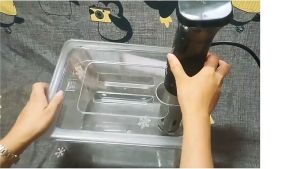 HP302 ชุดวางสแตนเลสสําหรับหม้อหุงข้าว (11 ลิตร) - คู่มือประสบการณ์สำหรับ Sous Vide 11L ช่องต่างกับแผ่น และรักษา