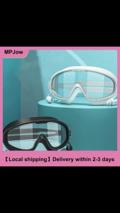 【Local shipping】 Popular online waterproof and anti fog large frame professional diving goggles adult swimming goggles