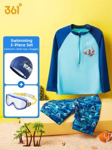 361° | Long Sleeve Boys Separate Swimming Suit