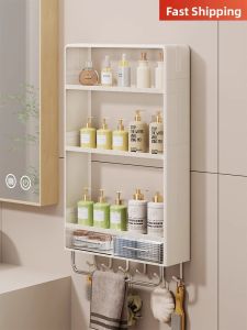 evesigar | Hanging Wall-Mounted Bathroom Organizer Without Drilling