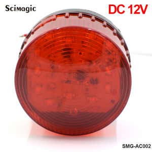 DC 12V&24V Warning Indicator Light LED Flashing FlashLight Lamp Security Alarm for Car Truck Bus Swing Sliding Gate Red Orange