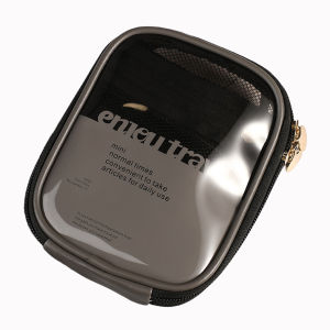 Transparent Travel Cosmetic Bag Portable Mini Waterproof Cosmetic Lipstick Storage Bag Multifunctional Clutch Bag