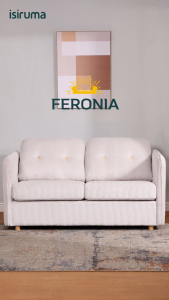 Sofa Bed Minimalis Nyaman Sofa 2 Dudukan FERONIA Sofabed 2 Seater - ISIRUMA