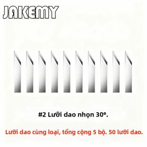 Dao Cắt Siêu Âm Jakemy JM-Y10 PRO Có Chức Năng Bảo Vệ Quá Nhiệt Dụng Cụ Khắc Mài Điện DIY Dùng Cho Mô Hình Kim Loại Gỗ Nhựa