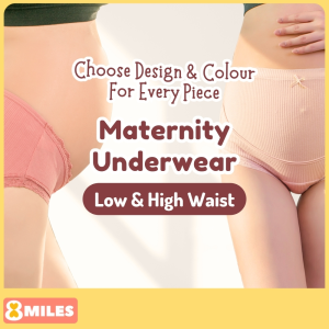 Maternity Underwear Panties Cotton High Waist Adjustable Waistband Low Waist Support Belly Pregnant Briefs