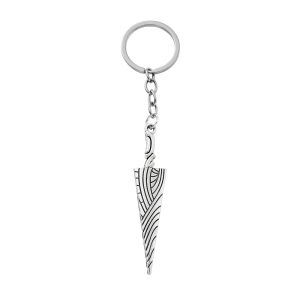 Bandai | Game Hollow Knight Bone Nail Keychain Fashion Nail Sword Metal Pendant Keyring For Women Men Accessories Charm Gifts