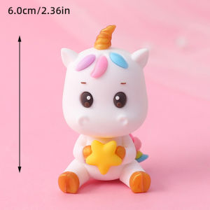 Unicorn Theme Cake Topper Happy Birthday Rainbow Stars Girl Birthday Baby Shower Party  Cake Decoration for Girls 16th Birthday