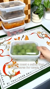 Multi-Use Airtight Food Prep Containers: Freezer-Safe Portioning for Meat & Fruit Ideal for Meal Prepping and Portable Picnic Storage