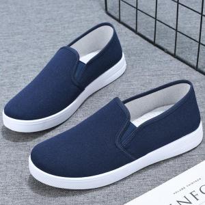 Defasilk | Blue Anti-Slip Flat Slip-On Work Shoes