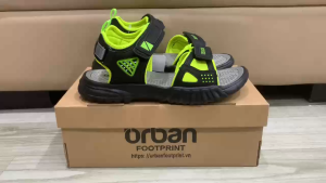 Sandal Kids URBAN FOOTPRINT Quai Dán SD2503 trẻ em màu đen chuối 100% chính hãng bảo hành 03 tháng đối với lỗi nhà sản xuất