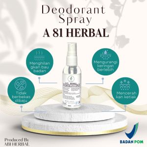 Deodorant Spray/Tawas Cair 60ml Penghilang Bau Badan dan Bau Ketiak No Alkohol
