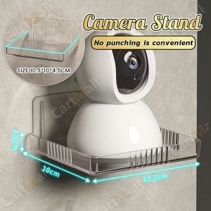 Punch Free Camera Stand Holder Projector Rack Bracket Home Monitoring Tray 10.5*10*4.5cm