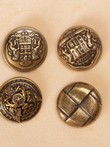 Nút Áo Sơ Mi Kim Loại Tròn Nhỏ Phụ Kiện Váy Nữ Áo Khoác Dệt Kim Áo Khoác Ngoài Áo Vest Áo Khoác Gió Nút Áo