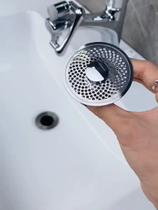 Anti Odor Washbasin Drain Plug With Hair Catcher Stainless Steel Sink Strainer For Lavatory Durable High Quality