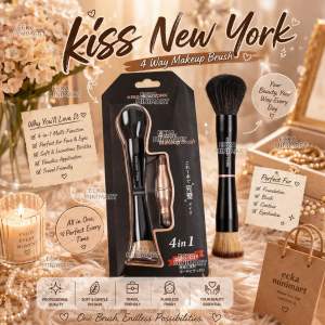 Kiss New York 4 in 1 Makeup Brush Perfect For Everyday Use