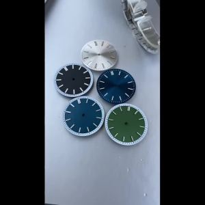 Tandorio | 40mm Mens Watch Case+Bracelet Clear Back For PRX Model Parts Sapphire Glass with Dial Set Fit NH35 NH36 NH38 NH70 NH72 Movt
