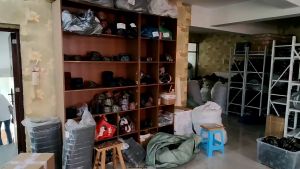 Pita rambut bertepi lebar bunga nanas versi Korea rambut putih dengan topi rajut hangat tutup kepala kurungan ikat kepala ikat kepala