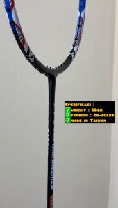RAKET BADMINTON KANSA CAPTAIN 4U 28-30LBS FULL CARBON ORIGINAL